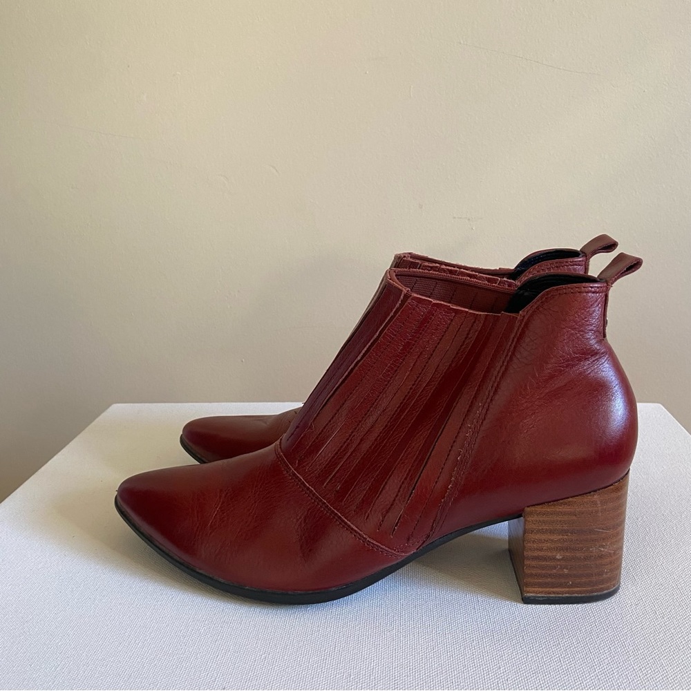 ECCO Booties Shape 45 Leather Pointed Toe Slip-on - Picture 6 of 12